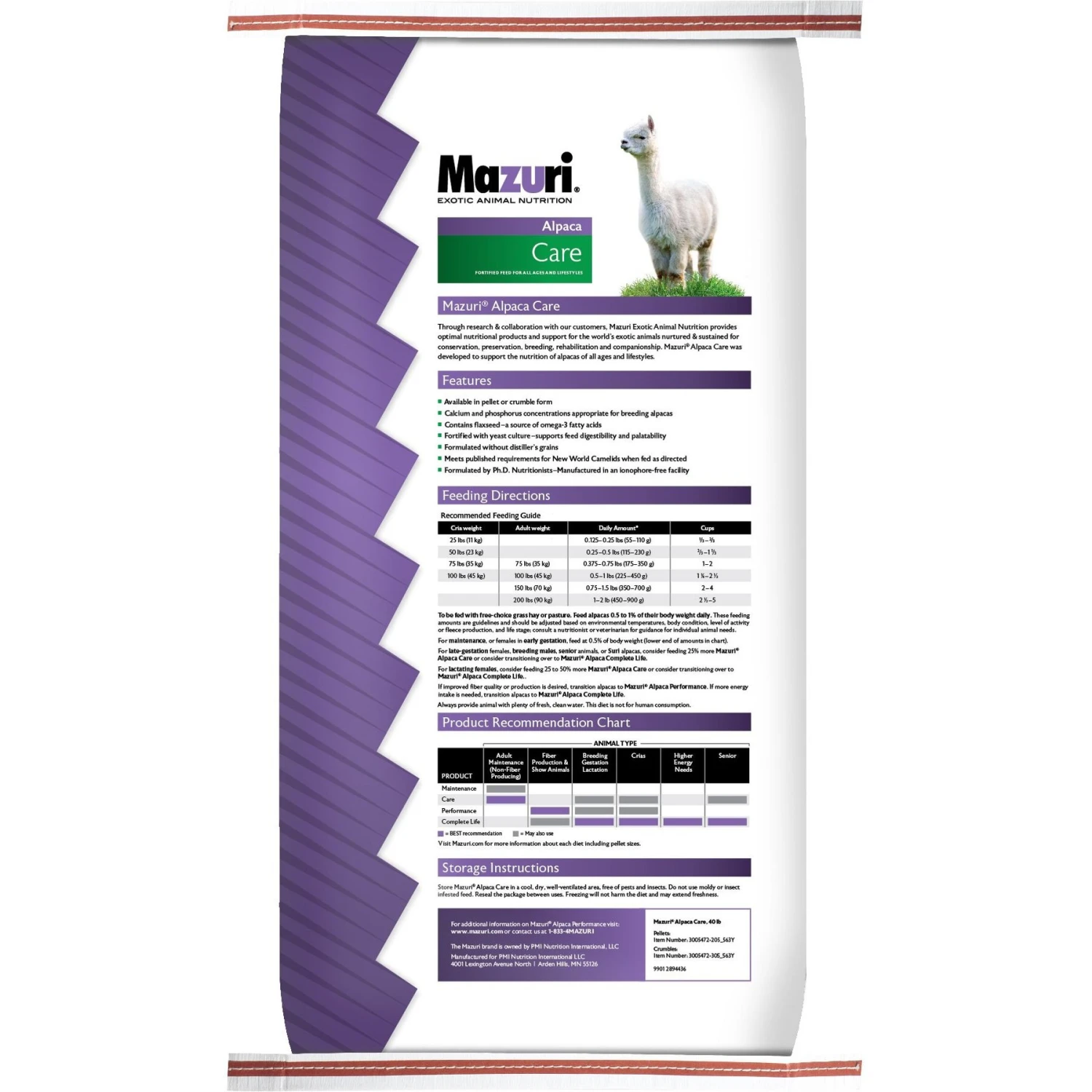 Mazuri Alpaca Care Pellets Alpaca Food 2 Mazuri Alpaca Care Pellets Alpaca Food - Image 2