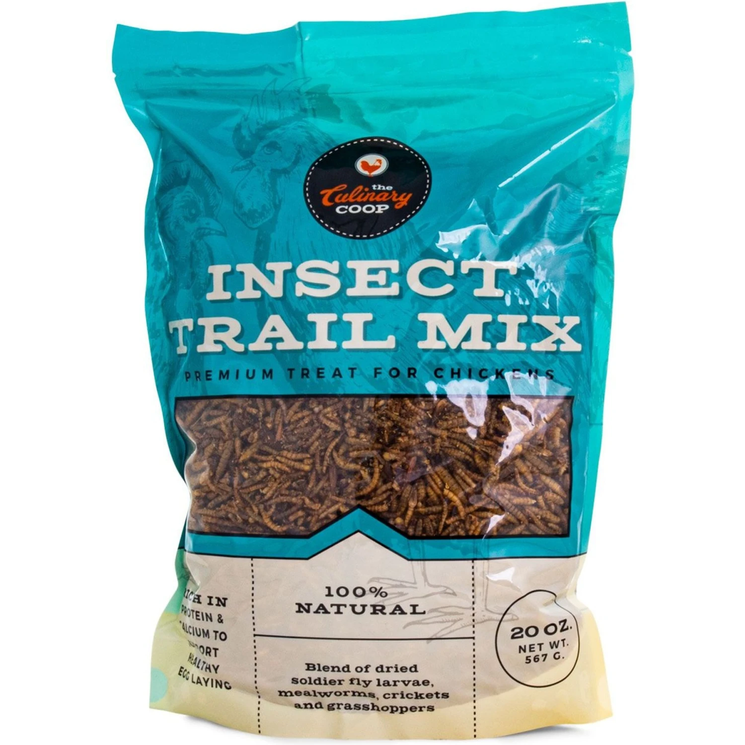 Culinary Coop Dried Insect Trail Mix Chicken Treats 2 Culinary Coop Dried Insect Trail Mix Chicken Treats - Image 2