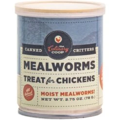 Culinary Coop Mealworms Chicken Treats, 2.75-oz Can