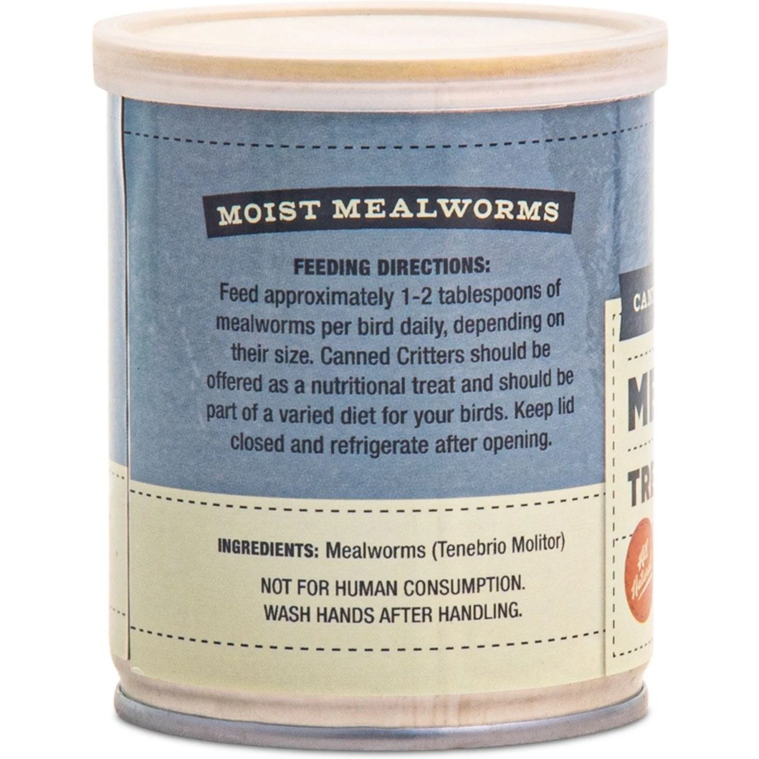Culinary Coop Mealworms Chicken Treats, 2.75-oz Can 2 Culinary Coop Mealworms Chicken Treats, 2.75-oz Can - Image 2