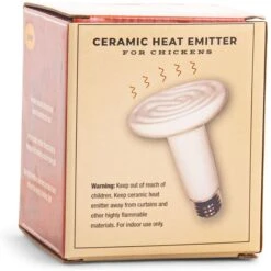 Culinary Coop Ceramic Chicken Heat Emitter, 150-watt -Meadow Farm 812502 PT3. AC SS1800 V1682436518