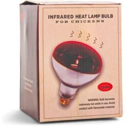 Culinary Coop Infrared Chicken Heat Lamp, 250-watt -Meadow Farm 812518 PT3. AC SS1800 V1682436600