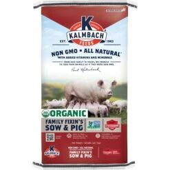 Kalmbach Feeds Family Fixin's Organic Pellet Pig Feed, 50-lb Bag