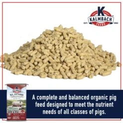 Kalmbach Feeds Family Fixin's Organic Pellet Pig Feed, 50-lb Bag -Meadow Farm 825294 PT2. AC SS1800 V1681156460