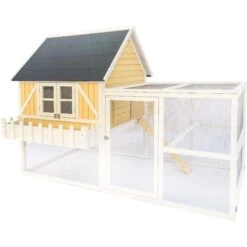 Zylina Yellow Cottage Chicken Coop