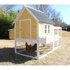 Zylina Yellow Cottage Chicken Coop 12 Zylina Yellow Cottage Chicken Coop -Meadow Farm 854918 PT3. AC SS1800 V1686246160