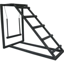 Zylina Play-N-Roost Roosting Ladder & Swing Bird Toy