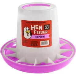 Happy Hen Treats Hen Feeder, 10-lb -Meadow Farm 868358 PT2. AC SS1800 V1689108552