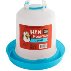 Happy Hen Treats Hen Fountain Poultry Feeder, 7-qt Bag