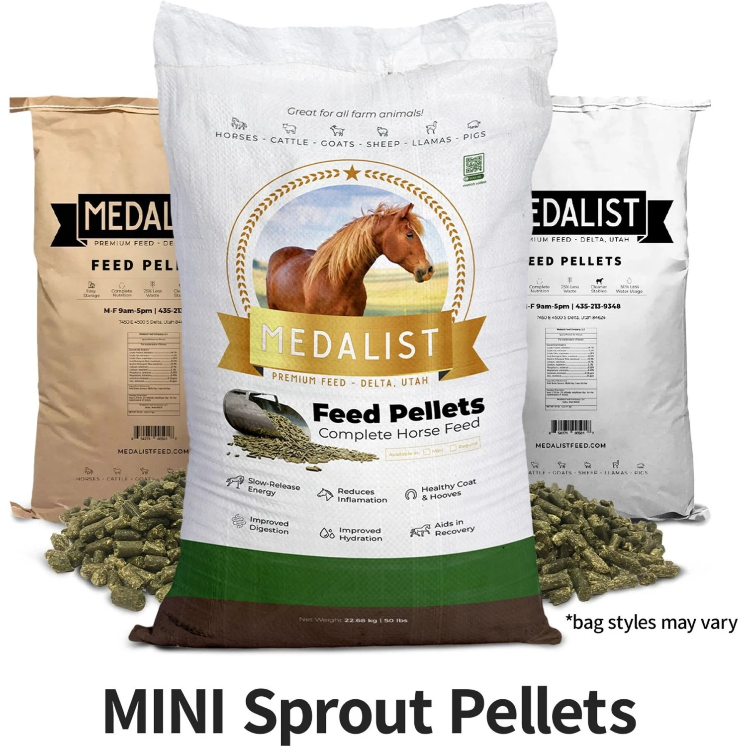 Medalist Sprout Pellets Pig & Goat Dry Food, 50-lb Bag 1 Medalist Sprout Pellets Pig & Goat Dry Food, 50-lb Bag