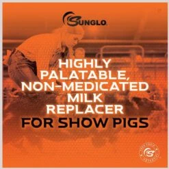 Sunglo Milk It! Non-Medicated Milk Replacer Show Pig Supplement, 25-lb Bag 11 Sunglo Milk It! Non-Medicated Milk Replacer Show Pig Supplement, 25-lb Bag -Meadow Farm 888830 PT3. AC SS1800 V1691010626