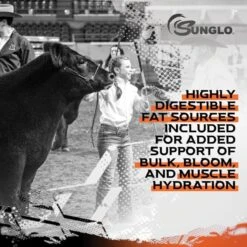 Sunglo Man Up Show Animal Cattle Supplement, 30-lb Bucket -Meadow Farm 888878 PT4. AC SS1800 V1691007096