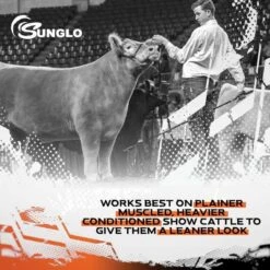 Sunglo Show Cattle Explosion Show Animal Cattle Supplement, 30-lb Bucket -Meadow Farm 888910 PT5. AC SS1800 V1691005942