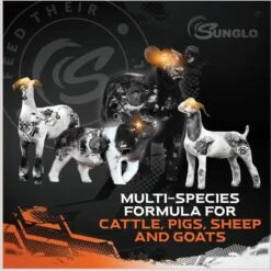Sunglo 4Sure Show Animal Nutritional Swine, Cattle, Sheep & Goat Supplement -Meadow Farm 888926 PT2. AC SS1800 V1691010564