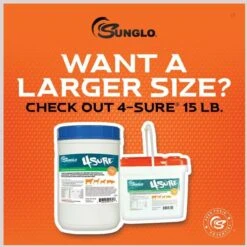 Sunglo 4Sure Show Animal Nutritional Swine, Cattle, Sheep & Goat Supplement -Meadow Farm 888926 PT6. AC SS1800 V1691010578