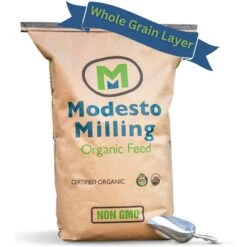 Modesto Milling Organic 18% Protein Whole Grain Layer Chicken Feed