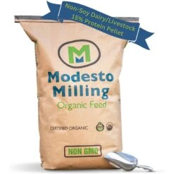 Modesto Milling Organic No Soy 15% Protein Dairy/Livestock Food