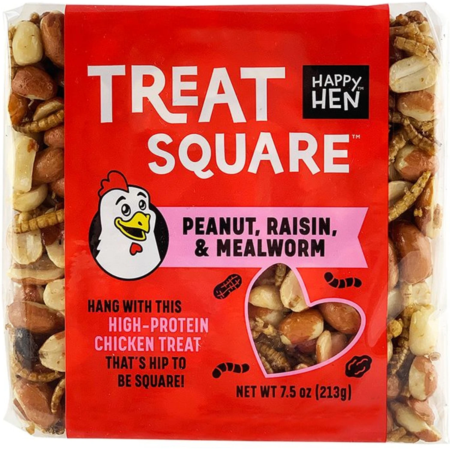 Happy Hen Treats Mealworm & Peanut Chicken Treat Square 1 Happy Hen Treats Mealworm & Peanut Chicken Treat Square