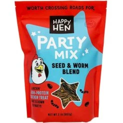 Happy Hen Treats Seed & Mealworm Party Mix Poultry Treats