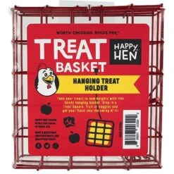 Happy Hen Treats Chicken Square Treat Basket