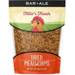 Bar ALE Tillie's Treats Dried Mealworms Chicken Treats