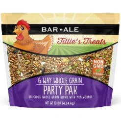 Bar ALE Tillie's Treats Non-GMO 6 Way Whole Grain Party Pak Chicken Treats, 10-lb Bag