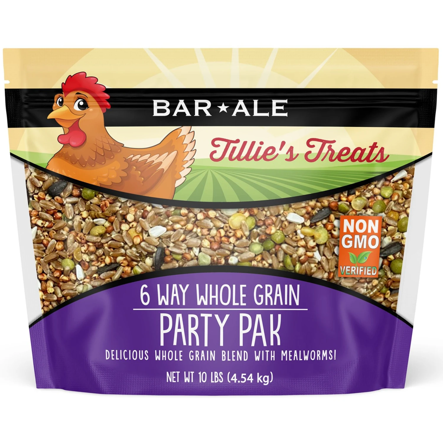 Bar ALE Tillie's Treats Non-GMO 6 Way Whole Grain Party Pak Chicken Treats, 10-lb Bag 1 Bar ALE Tillie's Treats Non-GMO 6 Way Whole Grain Party Pak Chicken Treats, 10-lb Bag