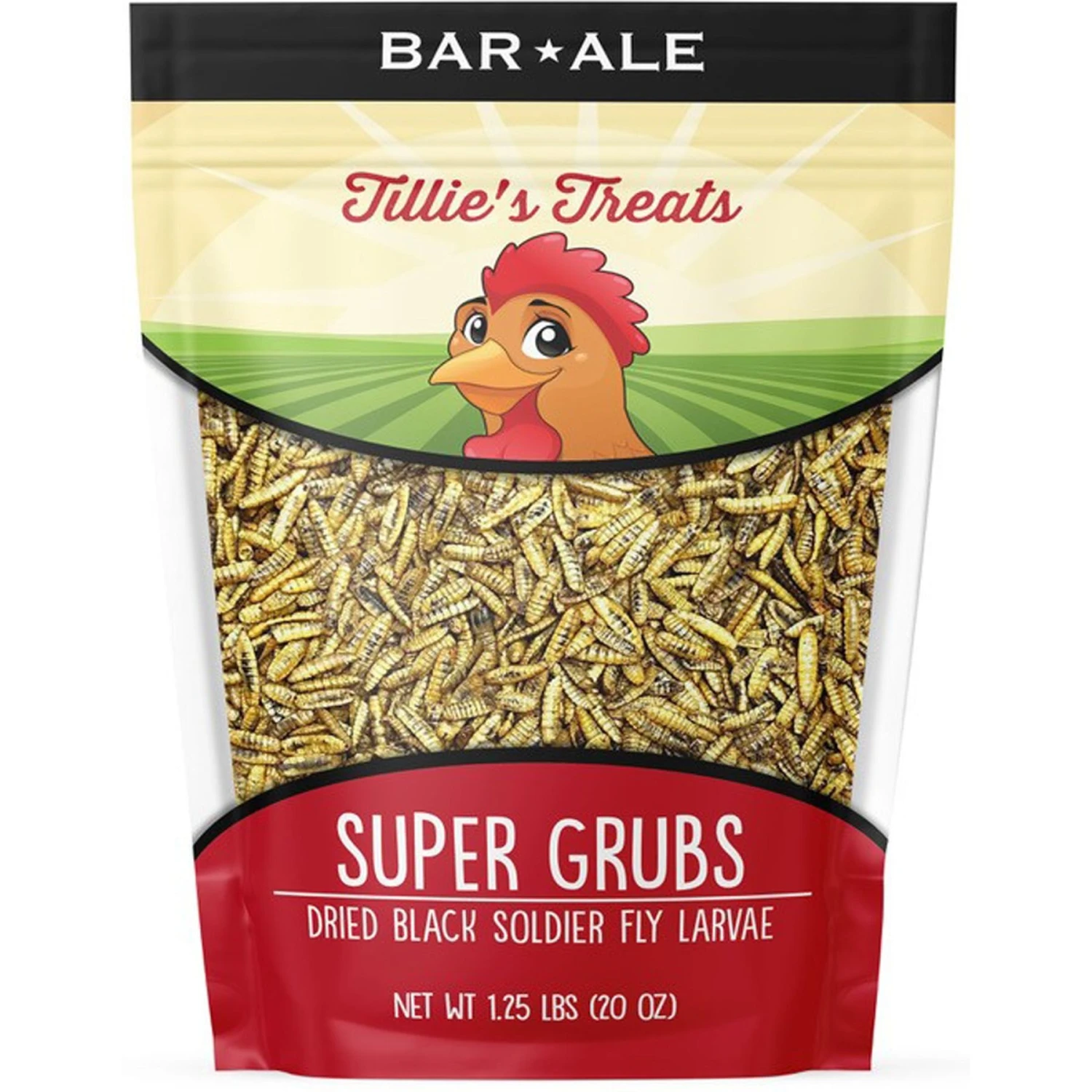 Bar ALE Super Grubs Dried Black Soldier Fly Larvae Chicken Treats 1 Bar ALE Super Grubs Dried Black Soldier Fly Larvae Chicken Treats