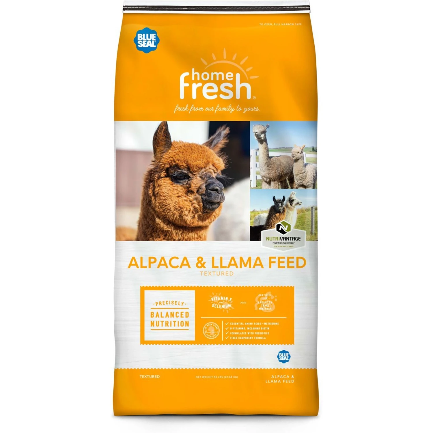 Blue Seal Home Fresh Crunch Alpaca & Llama Feed, 50-lb Bag 1 Blue Seal Home Fresh Crunch Alpaca & Llama Feed, 50-lb Bag