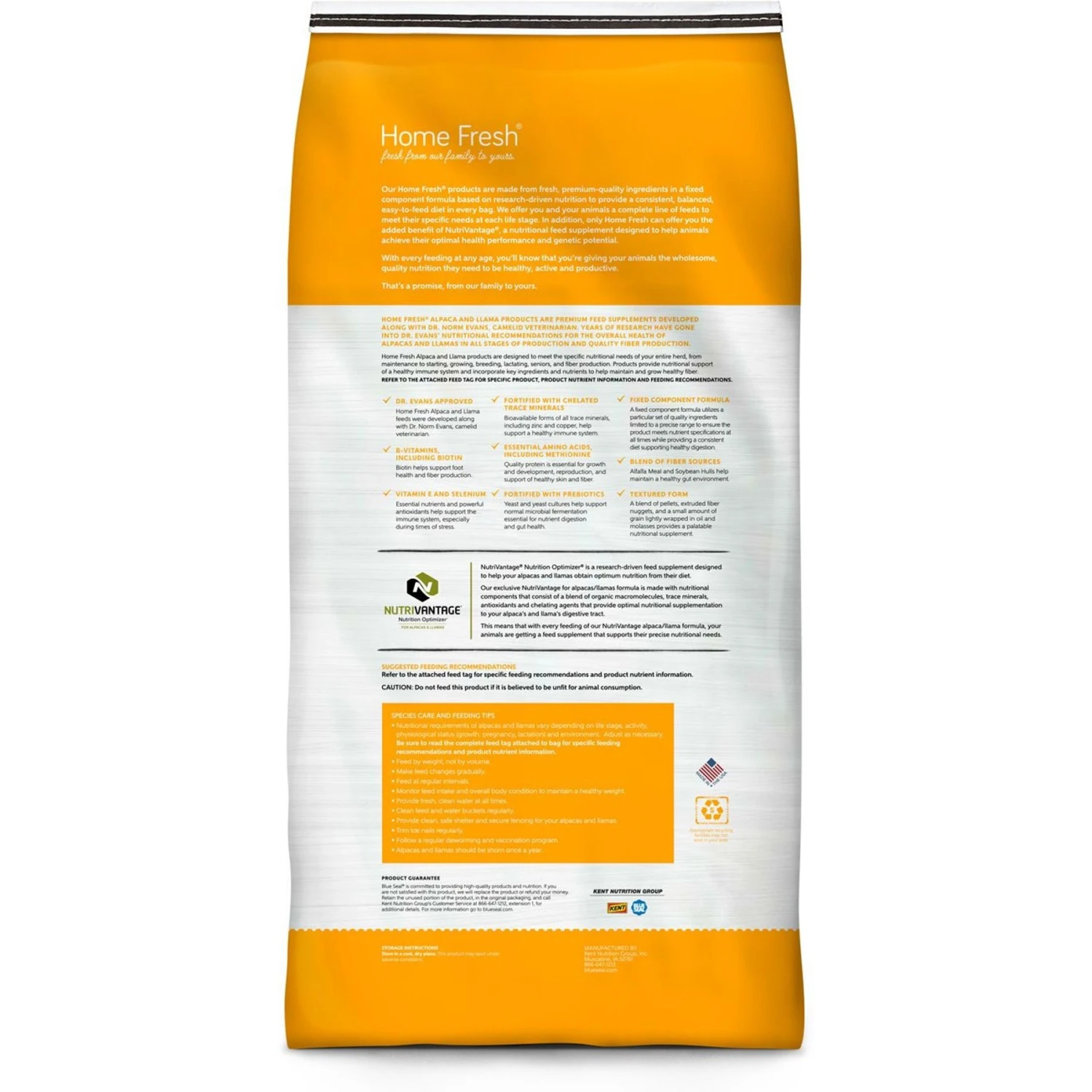 Blue Seal Home Fresh Crunch Alpaca & Llama Feed, 50-lb Bag 2 Blue Seal Home Fresh Crunch Alpaca & Llama Feed, 50-lb Bag - Image 2