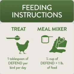 FlockLeader Defend Functional Poultry Treat -Meadow Farm 959222 PT3. AC SS1800 V1696262794