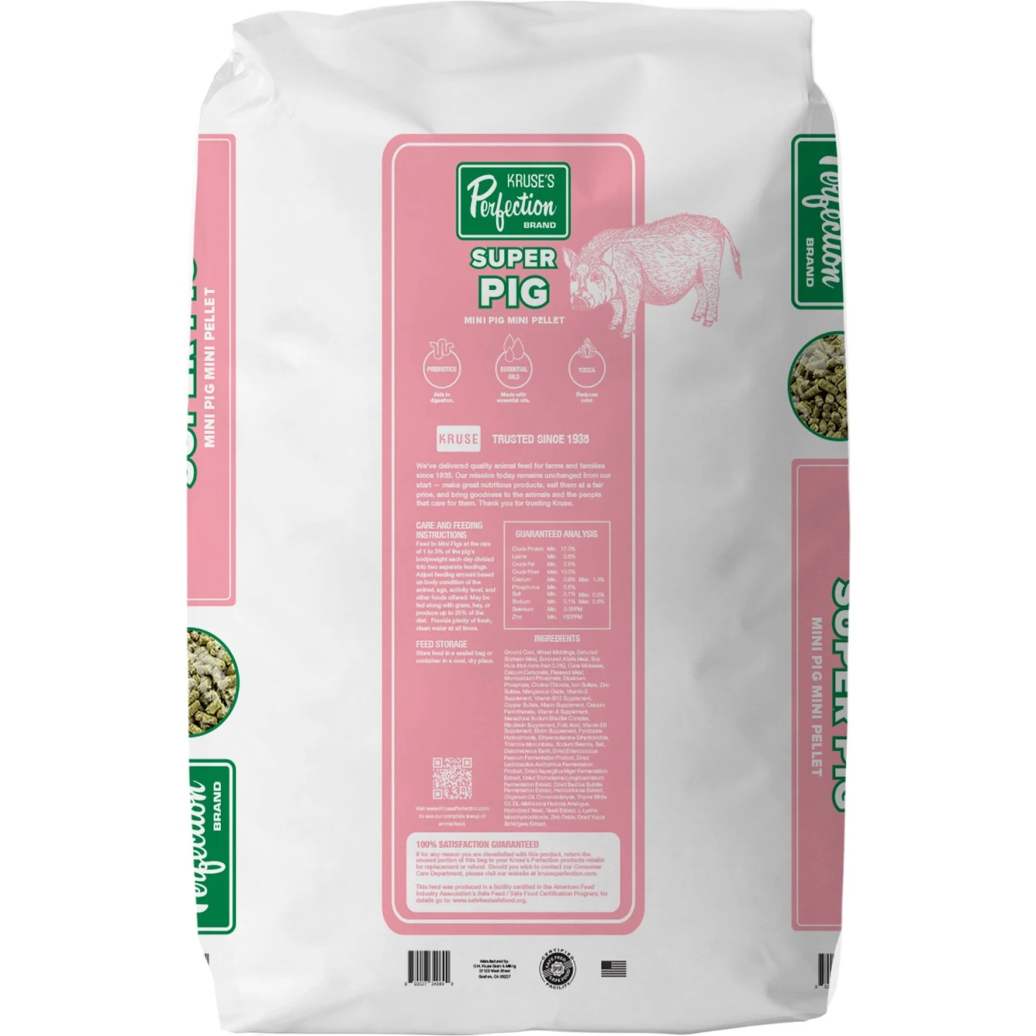 Kruse's Perfection Brand Pellet Mini Pig Food 2 Kruse's Perfection Brand Pellet Mini Pig Food - Image 2