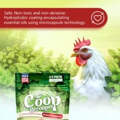 Little Savers Little Coop Recouper Chicken Coop Deodorizer, Fresh Scent Mint, 2-oz Bag -Meadow Farm 968182 PT4. AC SS1800 V1696952309