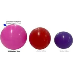 Piggy Poo And Crew 3.15-in Crush Proof Ball Pit 500 Jumbo Balls, Assorted Colors -Meadow Farm 979814 PT4. AC SS1800 V1699635851