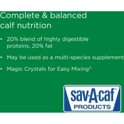 Sav-A-Caf Value Calf Milk Replacer Cattle Supplement -Meadow Farm 983214 PT3. AC SS1800 V1702059795