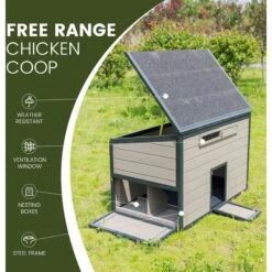 Win World Free-Range Chicken Coop, 2 To 4 Chicken Capacity -Meadow Farm 992382 PT2. AC SS1800 V1700599378