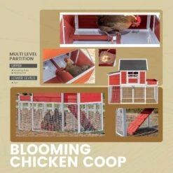 Win World Blooming Chicken Coop, 3 To 4 Chicken Capacity -Meadow Farm 992398 PT3. AC SS1800 V1700599379