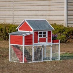 Win World Blooming Chicken Coop, 3 To 4 Chicken Capacity -Meadow Farm 992398 PT5. AC SS1800 V1700599357